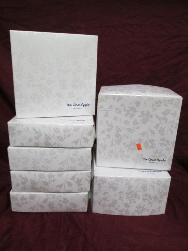 Lot of gift boxes. Each box is 9x9 ...