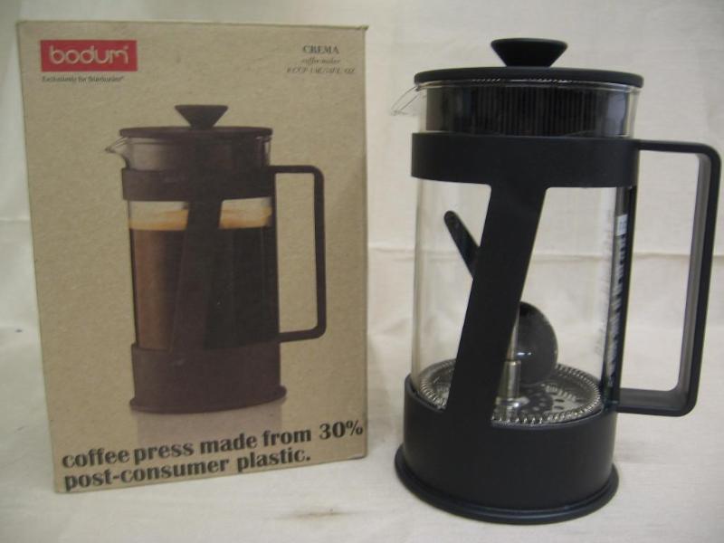 Bodum coffee press -the same brand ...