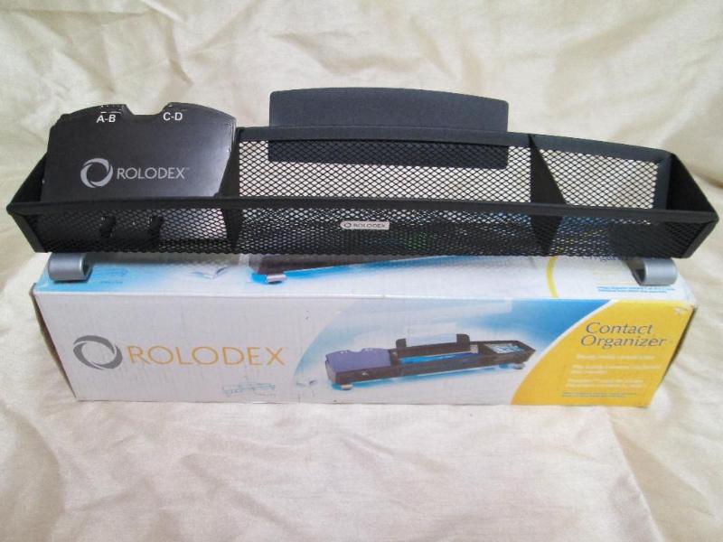 Rolodex contact organizer. Space fo...