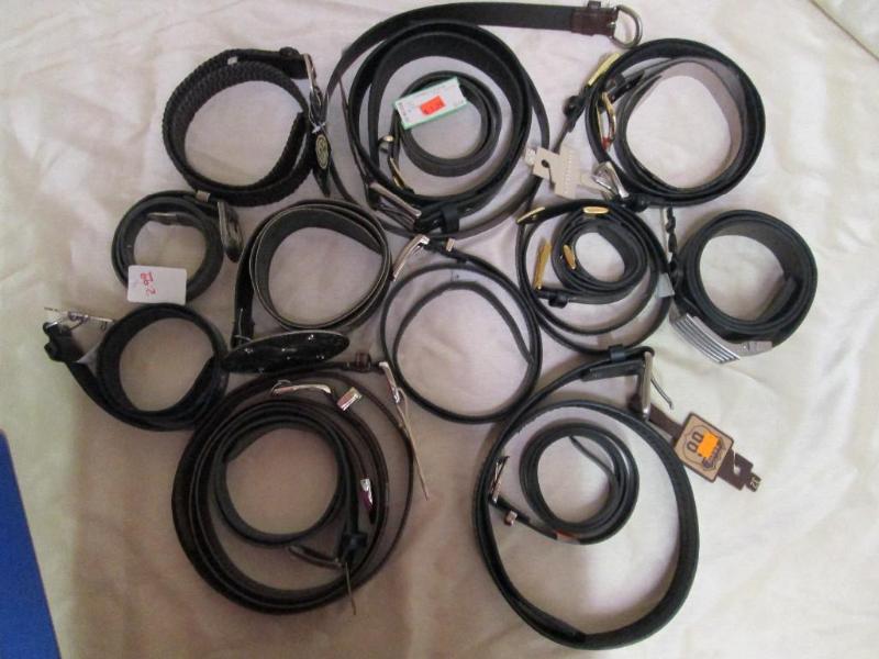 Lot of new mens belts. Various bran...