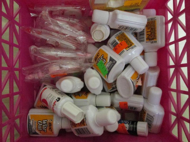 Lot of approximately 25 white out b...
