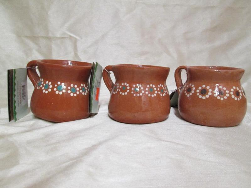 3 Mexican made mugs by mi Patria. V...