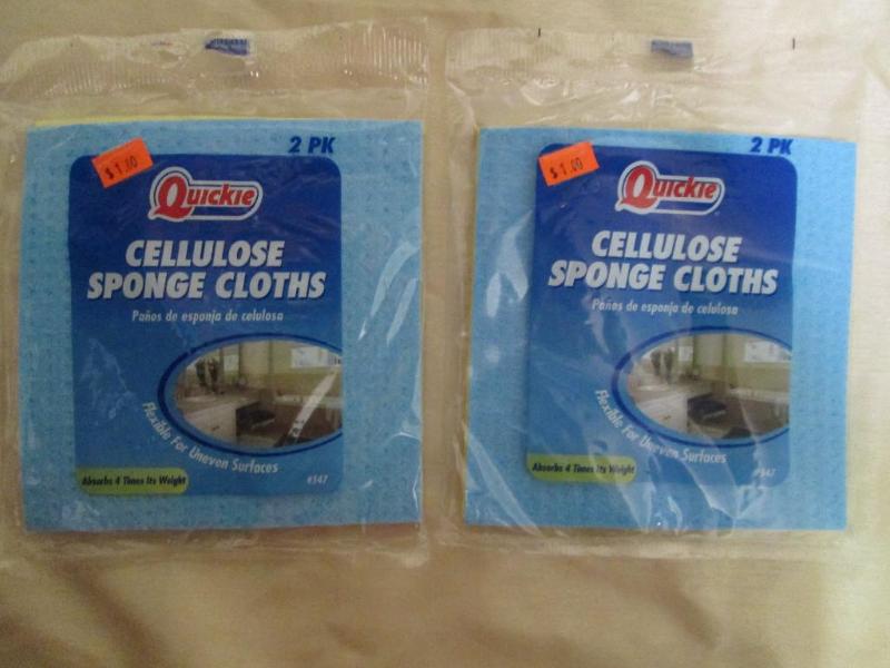 Pair of cellulose sponge cloth pack...