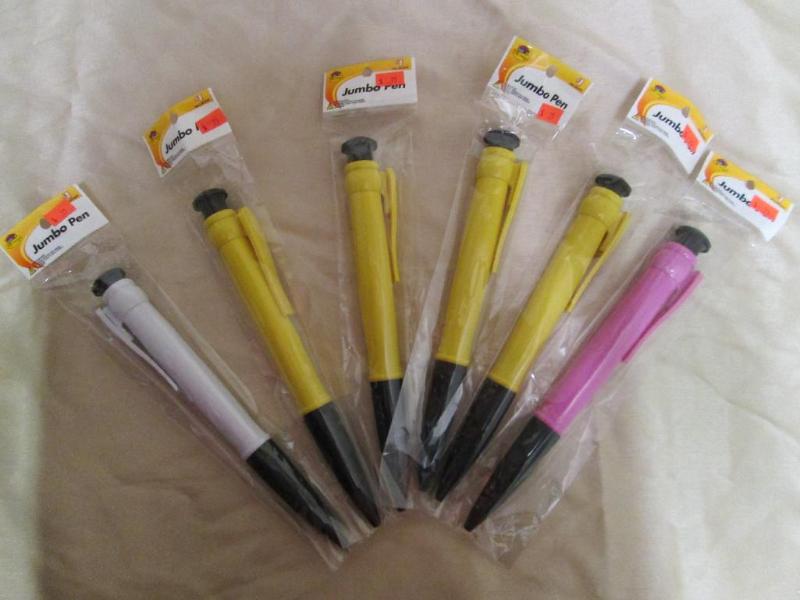Lot of 6 jumbo pens measuring 11. E...