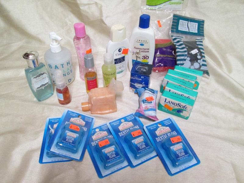 Lot of personal care items. Soap, l...