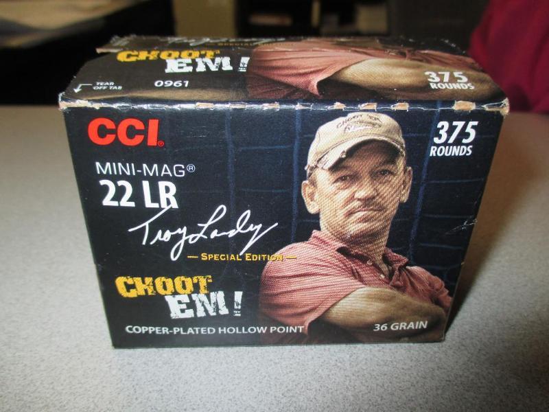 CCI mini-mag 22lr 375 rounds...