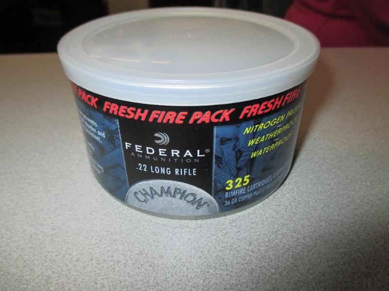 Federal 22 long rifle nitrogen pack...