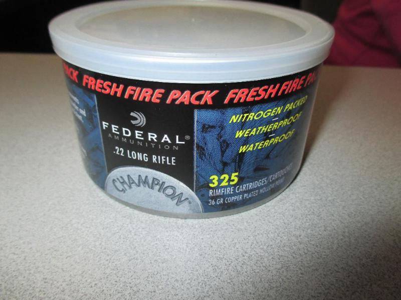 Federal 22 long rifle nitrogen pack...