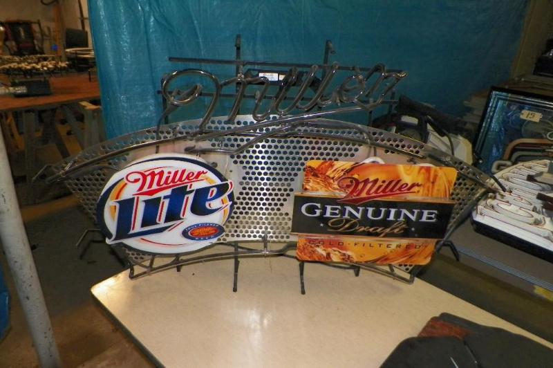 lot 14 image: Miller Lite Neon Sign