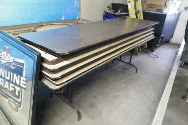 lot 43 image: 8 Foot Long Folding Table