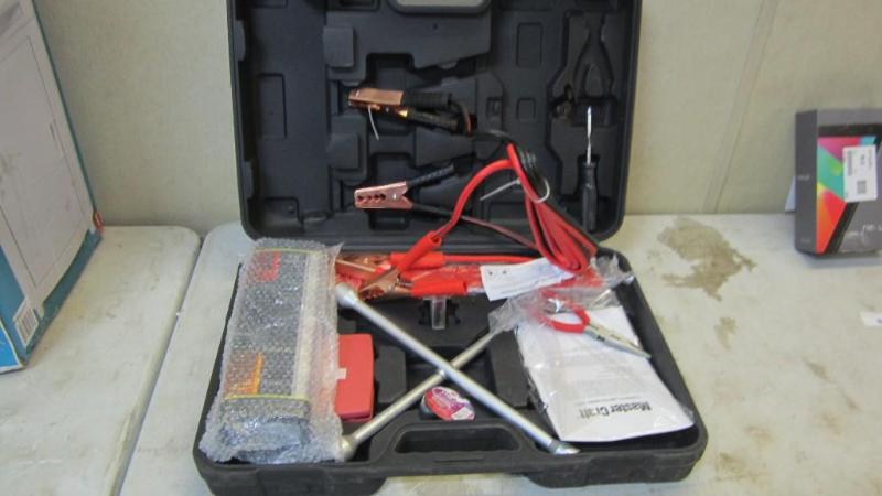Mastercraft roadside emergency kit...