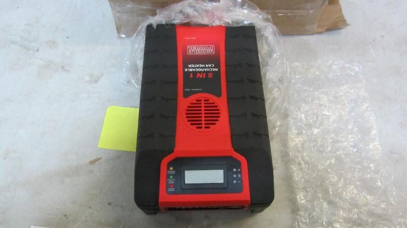 New portable car heater...