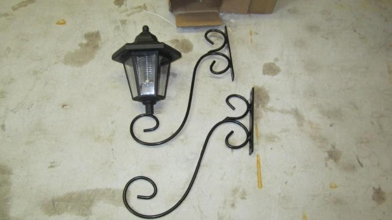 2 solar powered lights...