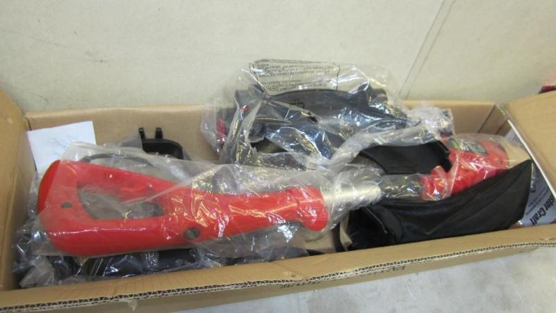 Mastercraft lawn mower and edge tri...