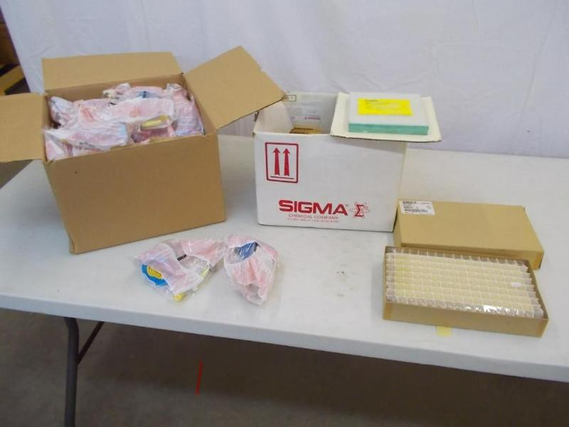 lot 36 image: 2 boxes containing B.D. Vacutainers...