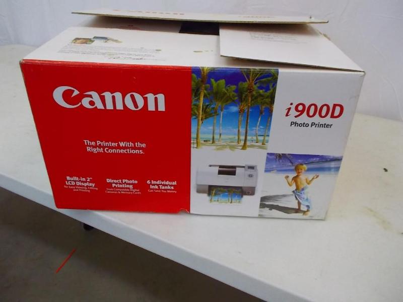 lot 42 image: Canon i900D photo printer with LCD ...