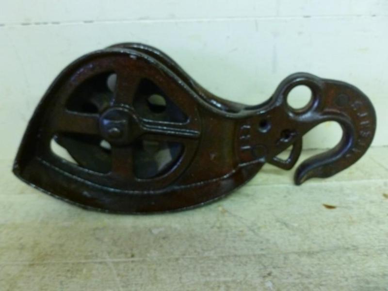 Large Loudens antique iron barn pu...