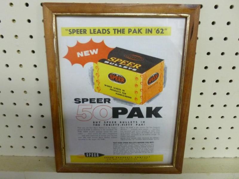 Vintage Speer Bullets solid wood fr...