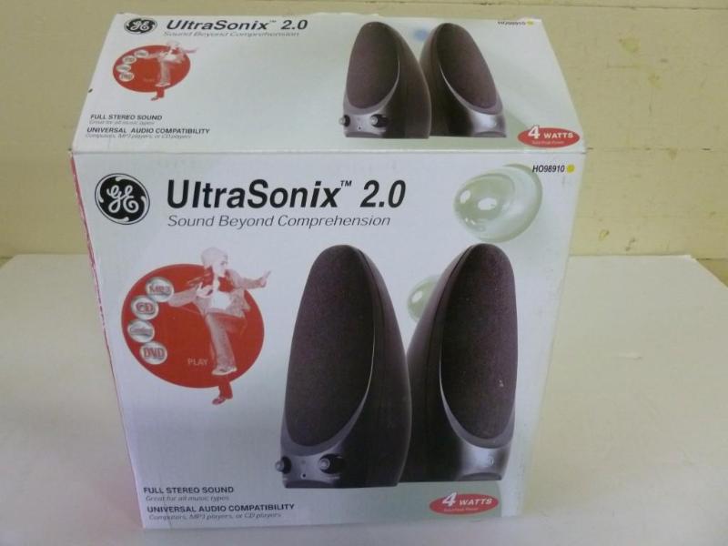 GE UltraSonix 2.0 computer speakers...