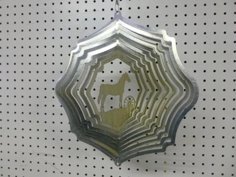 Large laser cut metal wind spiral d...