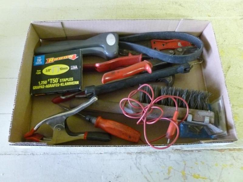This lot consists of a tin snips, l...