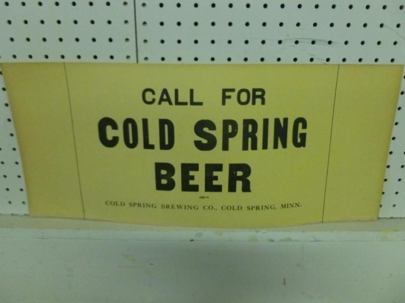 Vintage Cold Spring Brewing Company...