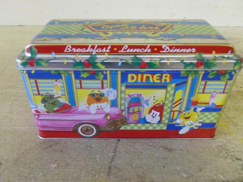 Collectible M&ampM metal container...