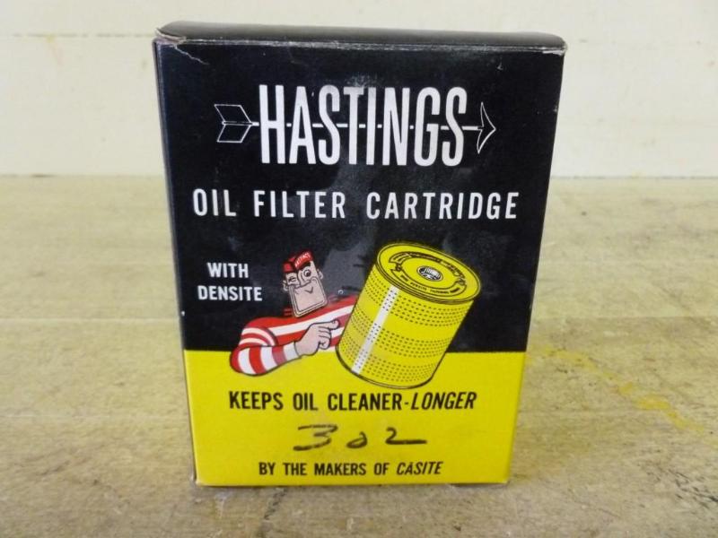 Vintage Hastings oil filter, fits m...