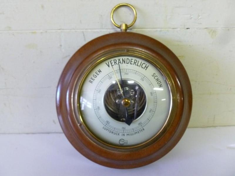 Vintage Kleinert German wall barome...