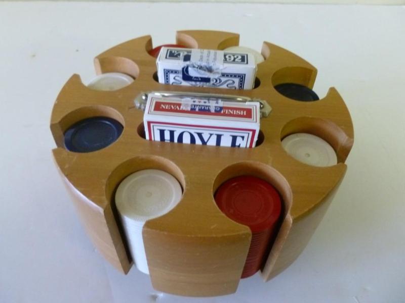 Poker chip set, comes with chips, w...