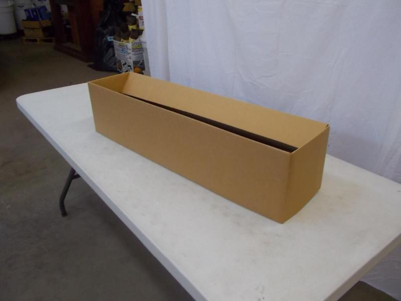 Cardboard boxes. 2 bundles of 25, 1...