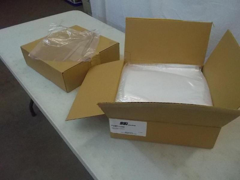 Clear plastic poly bags.&nbsp 2 Bo...