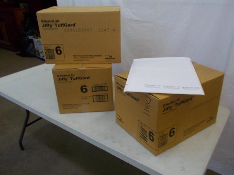 3 boxes of Sealed Air, Jiffy, Tuff ...