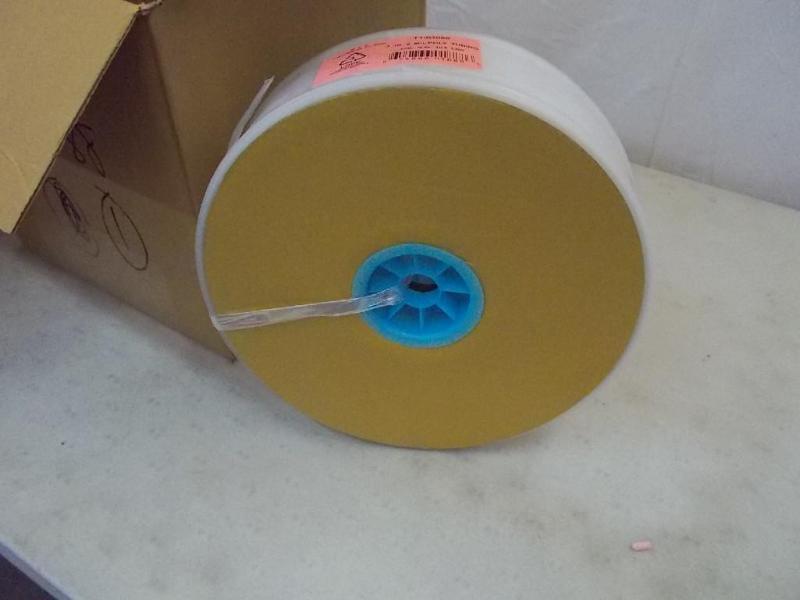 1 roll of 3 inch, 6 mil poly tubing...