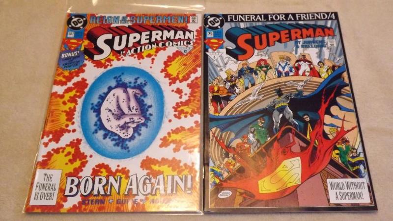 2 DC Superman Comic Books  &nbsp...