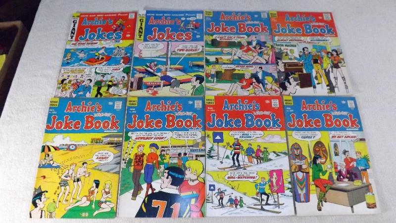 8 Archie Comic Books 6 Archies Jok...