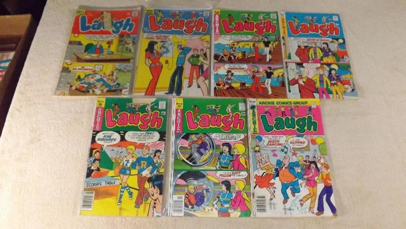 7 Archie Comic Books, Laugh Comics...