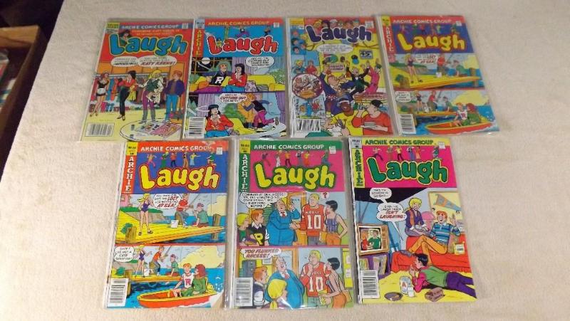 7 Archie Comic Books, all Laugh Com...