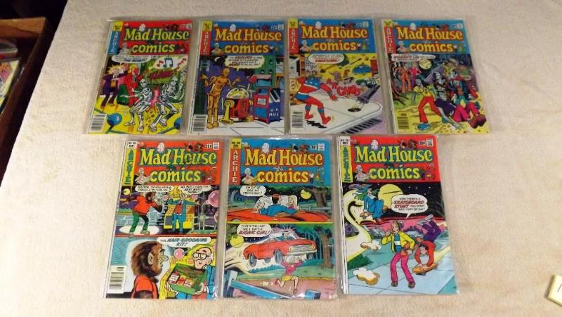 7 Archie Comic Books, all Mad House...