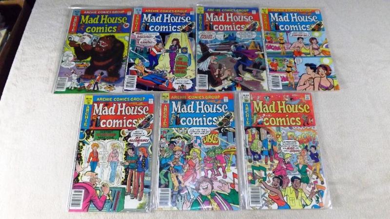 7 Archie Comic Books, all Mad House...