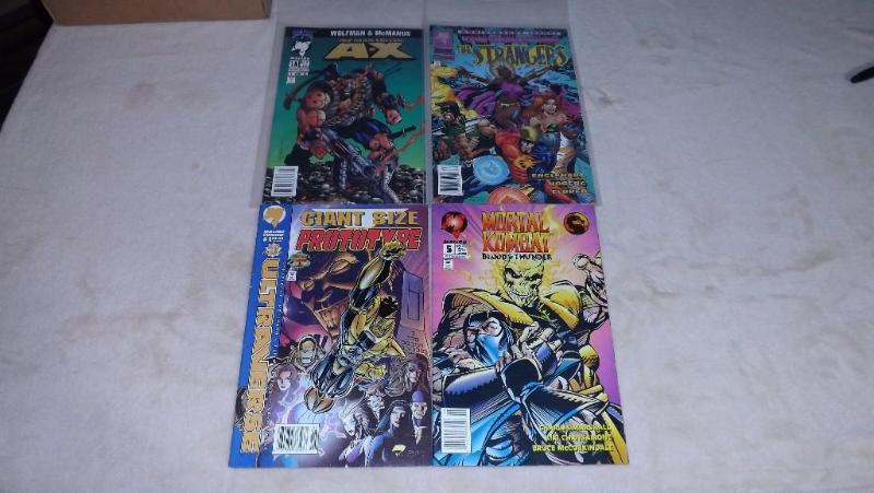 4 Malibu Comic Books, Mixed Lot The...