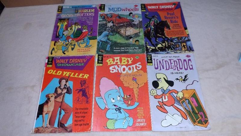 6 Gold Key Comic Books, Mixed Lot...