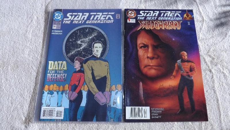 2 DC Comic Books, Star Trek Shadow...