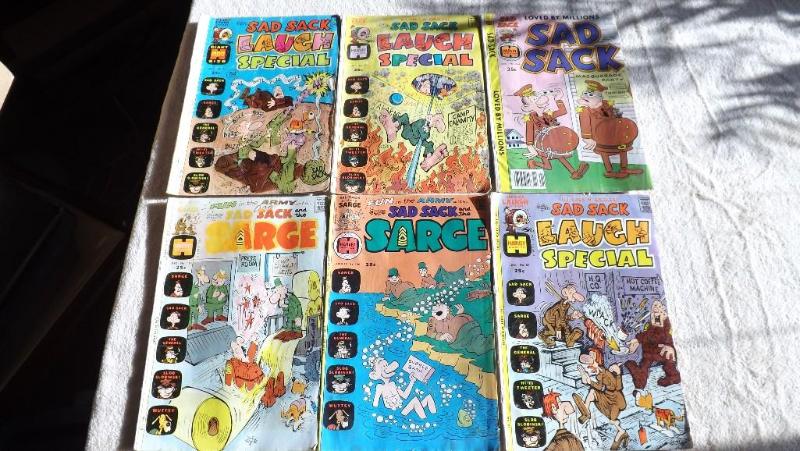 6 Harvey World Comic Books, Mixed L...