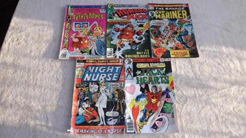 5 Marvel Comic Books, Mixed Lot...