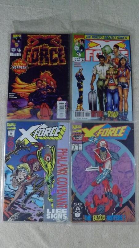 4 Marvel Comic Books, all X-Force...