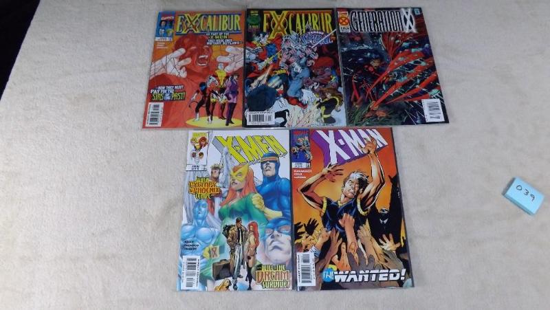 5 Marvel Comic Books, Mixed Lot...