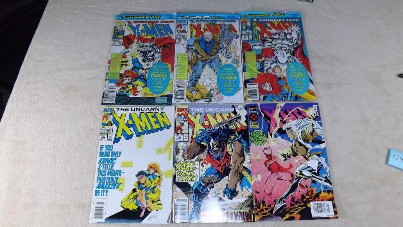 6 Marvel Comic Books, X-Men 3 of th...