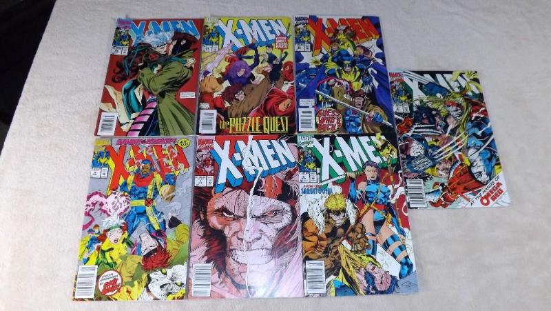 7 Marvel Comic Books, all X-Men...