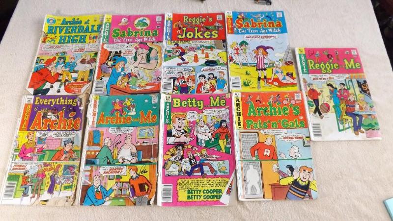 Variety Lot of 9 Archie Comic Books...